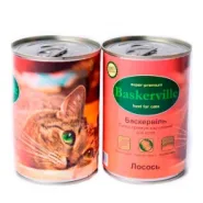 Baskerville Вологий корм для котів з лососем