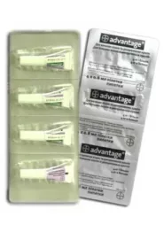 Адвантейдж-80 (Advantage) Капли на холку от блох для котов от 4 до 8 кг 0