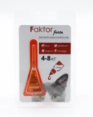 Faktor forte (Фактор Форте) капли для котов, 1 пипетка
