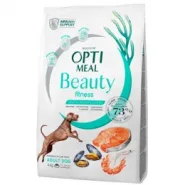OptiMeal Beauty Fitness Adult Dog Сухой корм для поддержания оптимального веса собак с морепродуктами, 1,5 кг