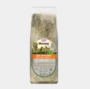 Сено LoloPets Bloomy с мятой для грызунов, 800 г