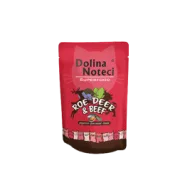Вологий корм для котів Dolina Noteci Premium Superfood з косулею та яловичиною, 85 г (пауч)