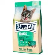 Happy Cat Minkas Perfect Mix Сухой корм для кошек с курицей, рыбой и ягненком, 1,5 кг