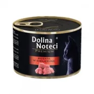 Dolina Noteci Cat консерва для котів 185гр м'ясні шматочки з телятиною в соусі