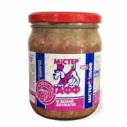 Мистер Гаф консервы для собак с мясным ассорти 500г