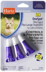Hartz Ultra Guard OneSpot капли для кошек от личинок и яиц блох