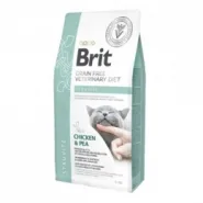 Brit GF Veterinary Diet Cat Struvite Беззерновий корм для котів при струвітному типі сечокам'яної хвороби з куркою та горохом