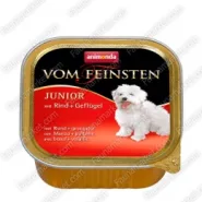 Animonda Vom Feinsten Junior mit Rind and Geflugen вологий корм для цуценят з яловичини та птицею