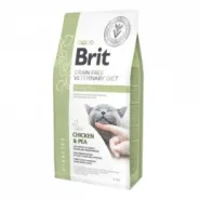 Brit GF Veterinary Diet Cat Diabets Беззерновой корм для кошек при диабете с курицей и горохом