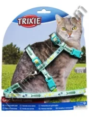 Шлея і повідець для котів з рибками, Trixie 4209
