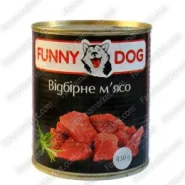 FUNNY DOG консерва для собак Отборное мясо