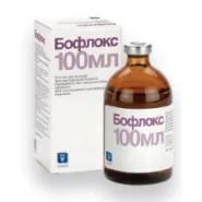 Бофлокс 10%, 100 мл антибактериальное средство для сельхоз животных от Инвеза