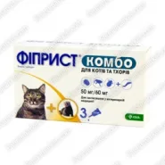 Fiprist Комбо Капли от блох и клещей для кошек