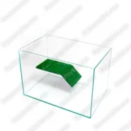 Аквариум-черепашник прямой 10 л с полкой