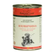 Hubertus Gold вологий корм для цуценят та молодих собак Яловичина 400г