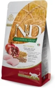 Farmina N&D Prime GF Cat Chicken&Pomegranate Adult Сухий корм для котів з куркою та гранатом, 1,5 кг