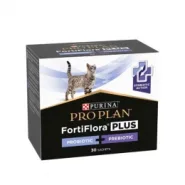 Акция! Pro Plan Veterinary Diets FortiFlora Plus Кормовая добавка для поддержки микрофлоры кишечника у котов и котят, 30x1,5 г