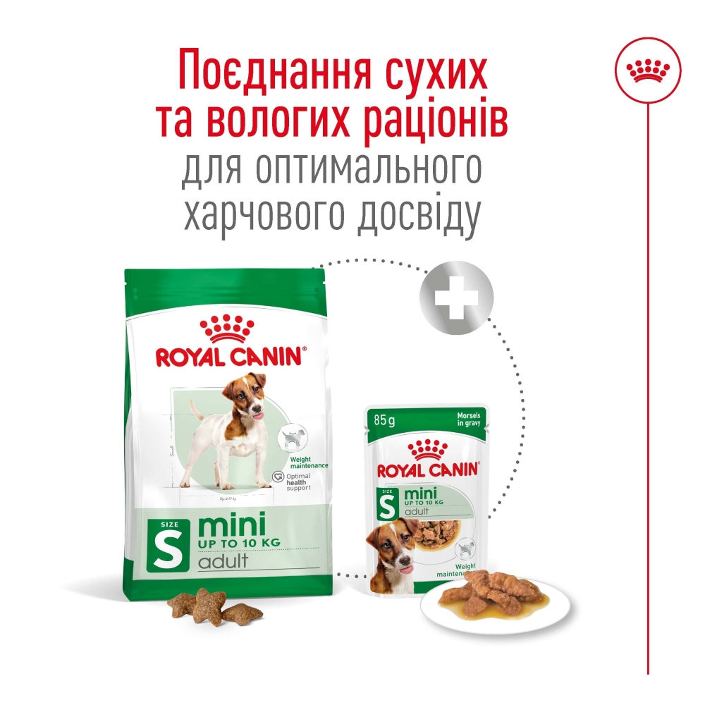 АКЦИЯ Royal Canin Mini Adult сухой корм для взрослых собак мелких пород 4 кг + миска в путешествие  - Similar products