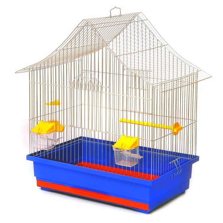 Клетка для птиц Алиса, Лори  -  Клетки для попугаев -   Вид крыши: Домик  