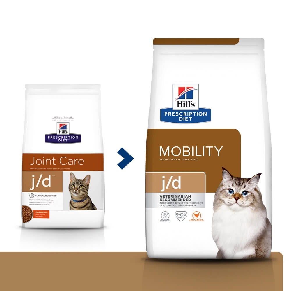 Hills PD Feline J/D Сухой корм при проблемах с артритами и остеоартритами у кошек  -  Сухой корм для кошек -   Размер: Все породы  