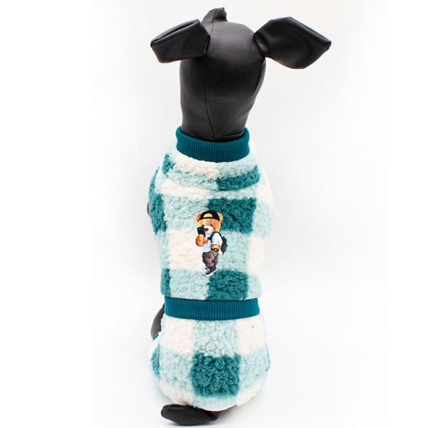 Комбинезон Тимоша овчина (мальчик)  -  Зимняя одежда для собак 