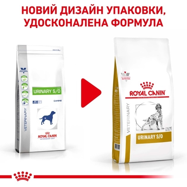 АКЦІЯ Royal Canin Urinary S/O лікувальний корм для собак із захворюваннями сечокам'яної хвороби 11+2 кг  - 