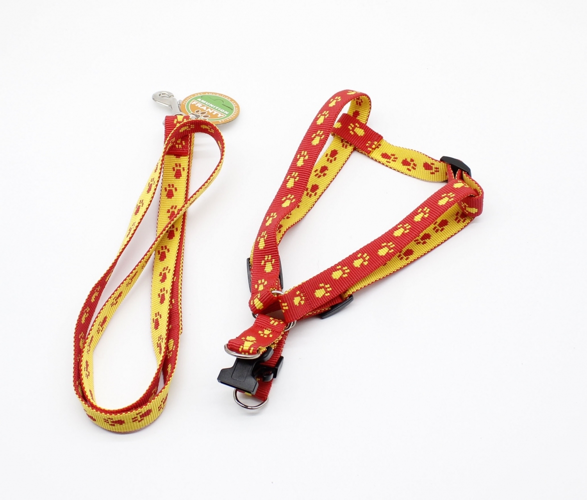 Комплект Franty Style Paw нейлон Желто-красный 16мм/32-42/33-52 см.  - Similar products
