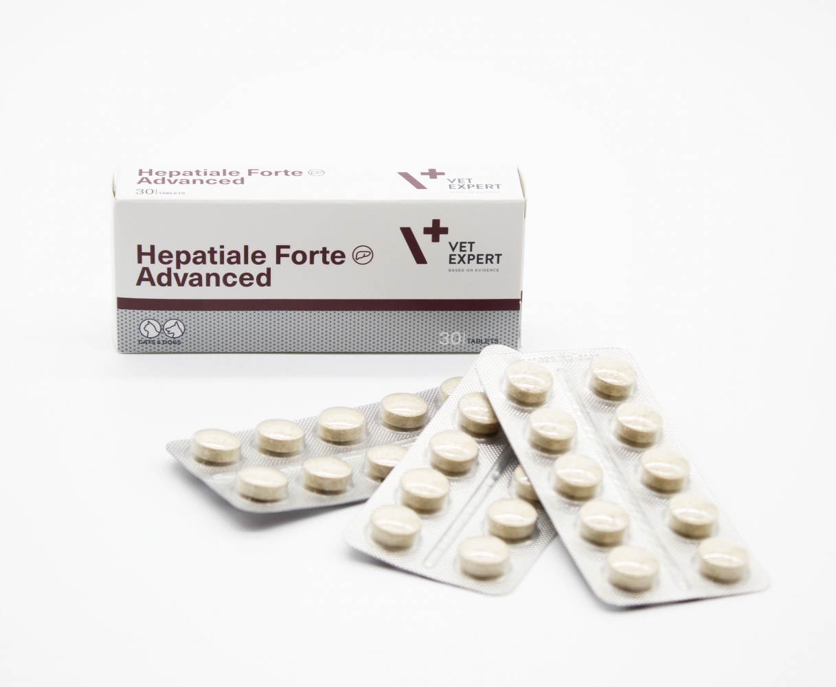 VetExpert  Hepatiale  Forte Advanced  (Гепатиале Форте Эдванст) 30 таб.  - Ветпрепараты для кошек и котов