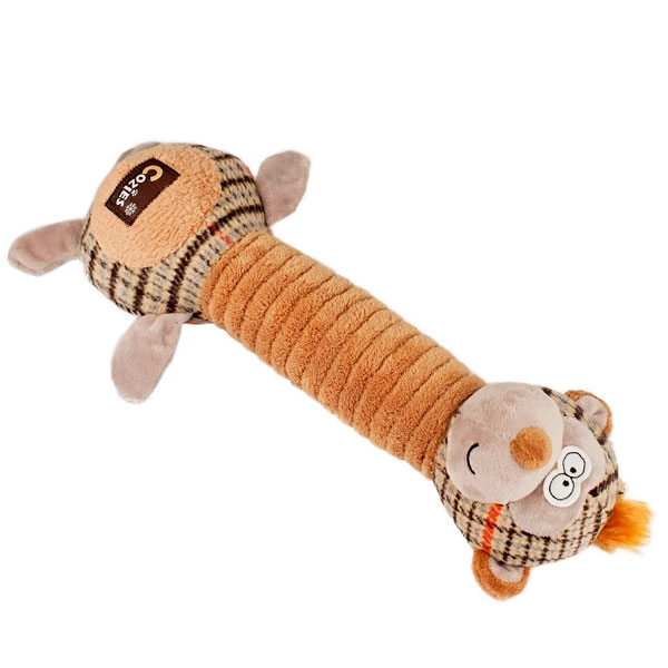 Игрушка Barksi Squeaker Monkey обезьяна с пищалкой 37 см С80099А  -  Мягкие игрушки для собак -    