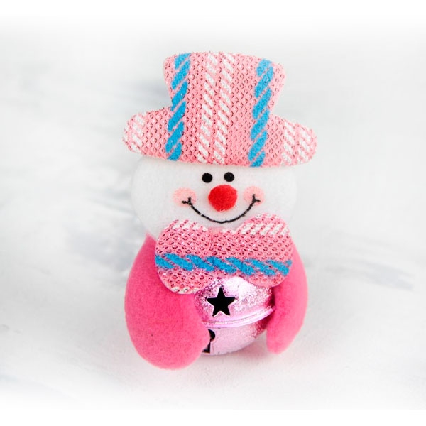 Игрушка Снеговик на мяче, 6 см  -  Игрушки для кошек -   Вид: Шарики  