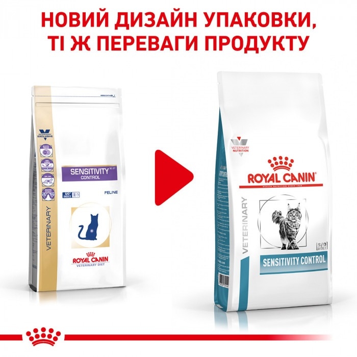АКЦИЯ Royal Canin Neutered SENSITIVITY CONTROL при аллергии комплект корма для кошек 1,5кг+ 4 паучи  -  Сухой корм для кошек -   Ингредиент: Птица  