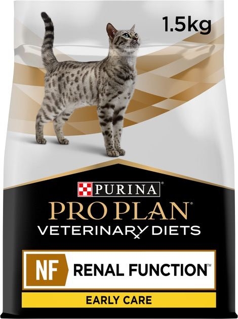 Purina Veterinary Diets NF Renal Function Early Care Feline дієтичний корм для котів 1.5 кг  -  Сухий корм для кішок -   Потреба Ниркова недостатність  