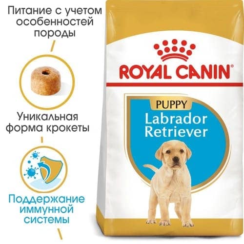 Royal Canin (Роял Канин) LABRADOR RETRIEVER Puppy для щенков породы Лабрадор Ретривер  -  Все для щенков Royal Canin     