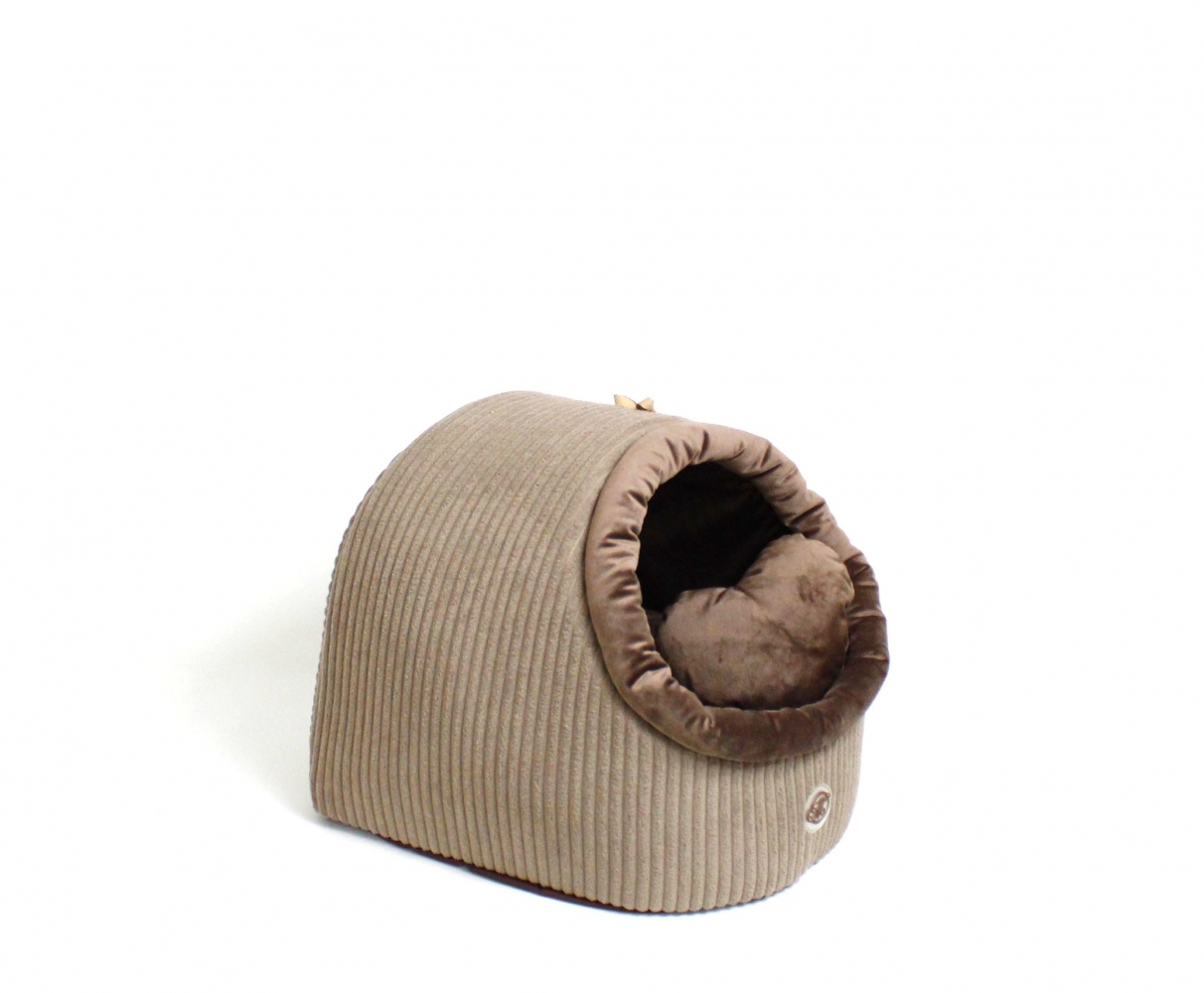 Будка Уют Вельвет, велюр Коричнева 36х36х32 см.  - Similar products