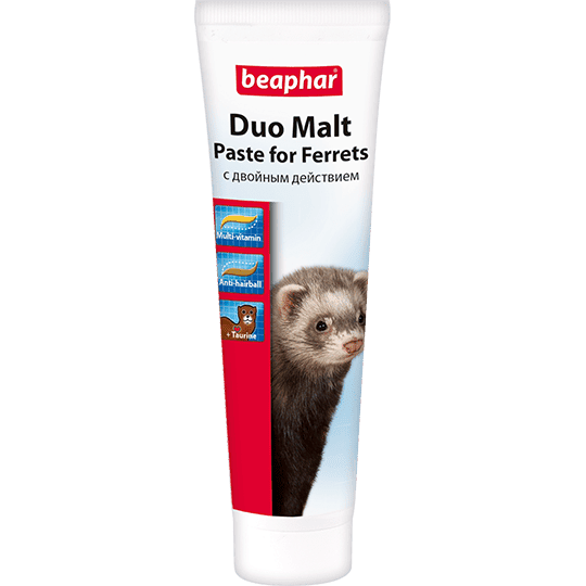 Duo Malt Paste for Ferrets мальт-паста для тхорів з вітамінами 100 г  - 