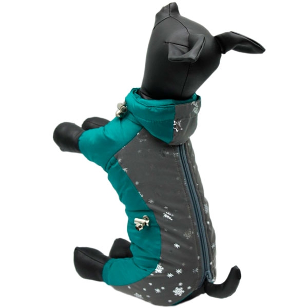 Комбинезон Хрусталь на силиконе с мехом (мальчик)  -  Одежда для собак -   Материал: Мех  