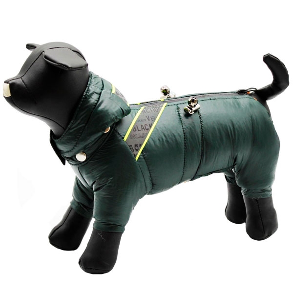 Изумруд комбинезон для собак мальчиков на меху  -  Одежда для собак -   Размер одежды XXS  