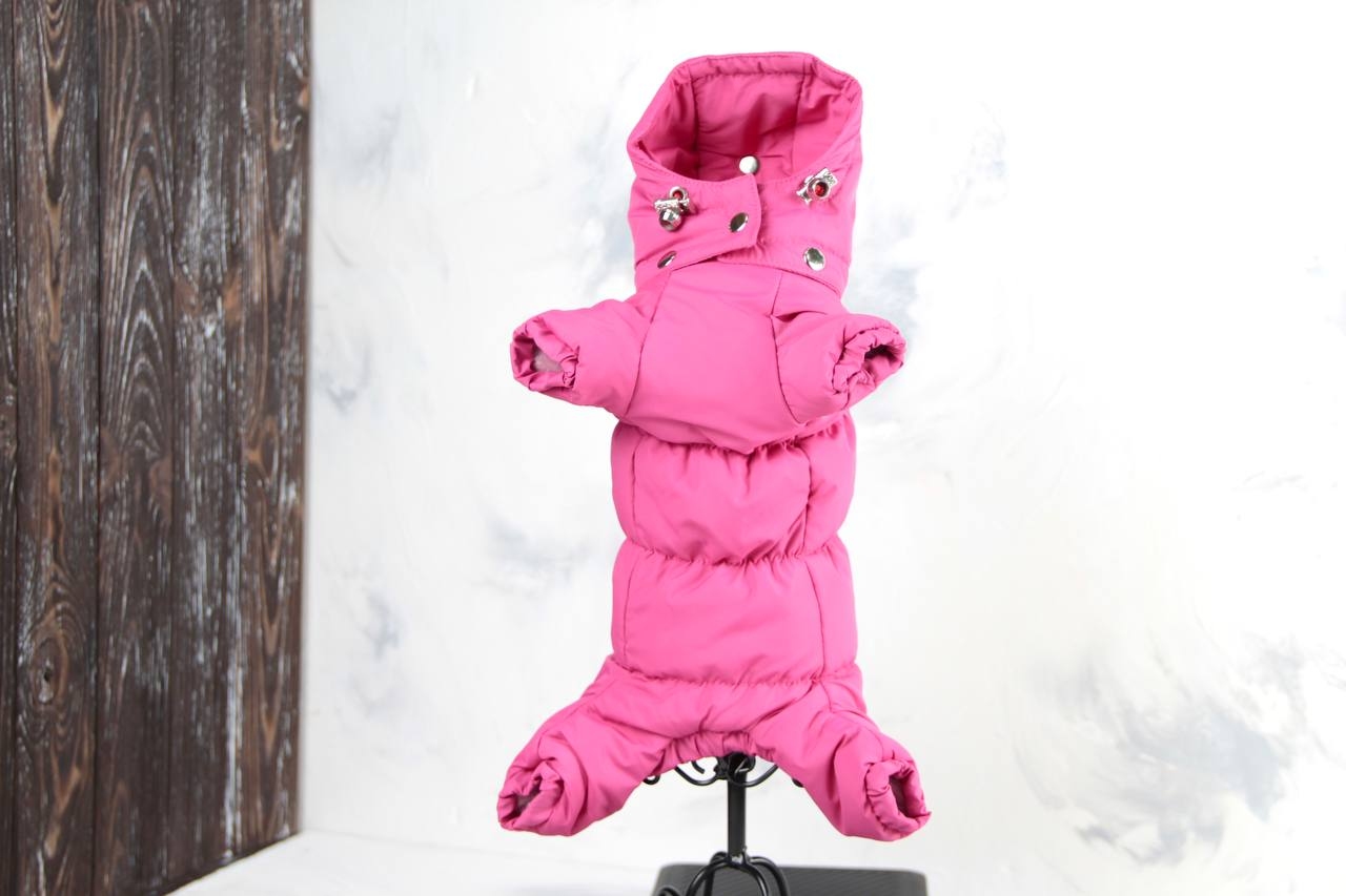 Мадам комбинезон для собак девочек на силиконе мех  -  Одежда для собак -   Размер одежды XXS  