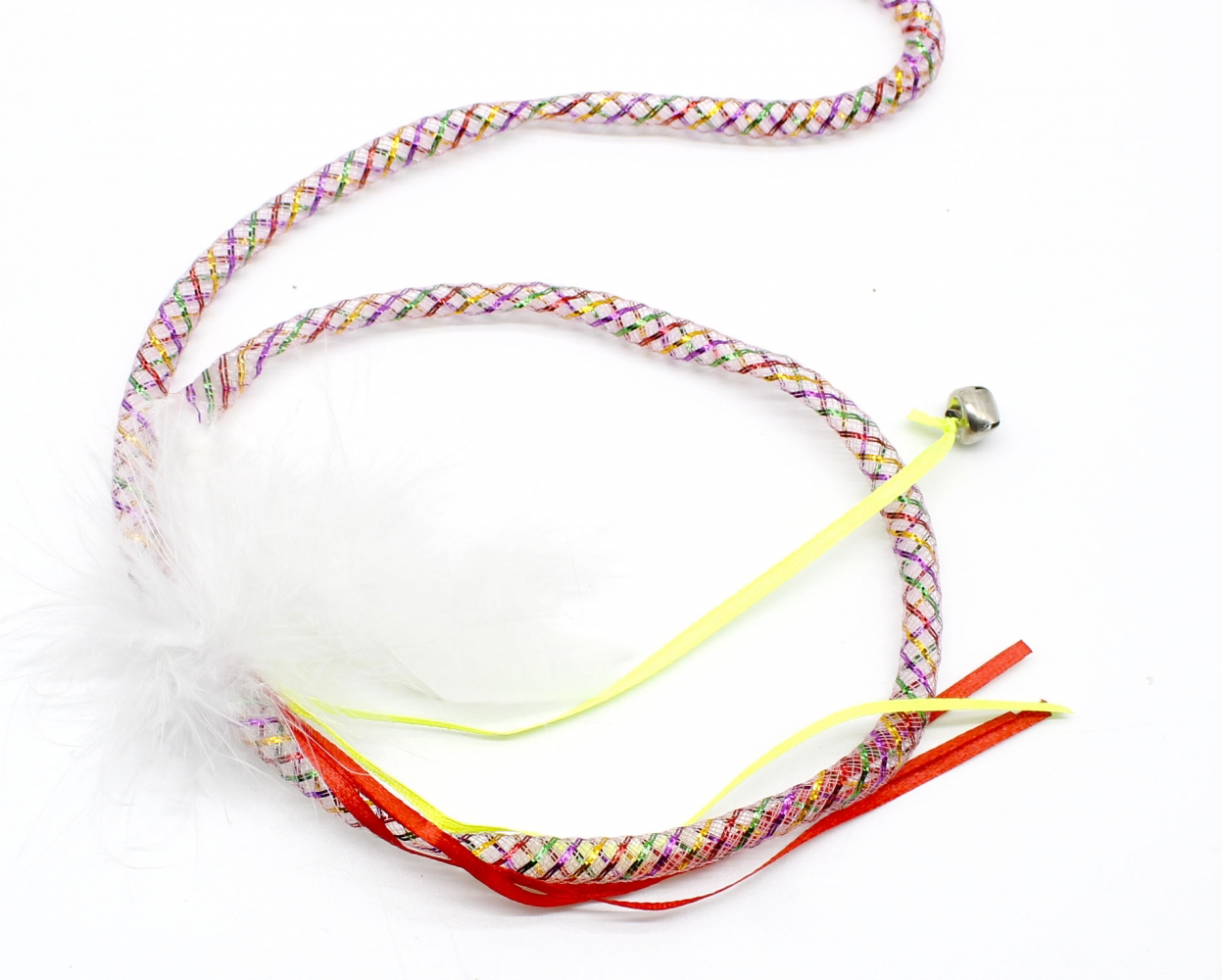 Вудочка з пірʼям та брязкальцем 41 см, HRSH9257  - Similar products