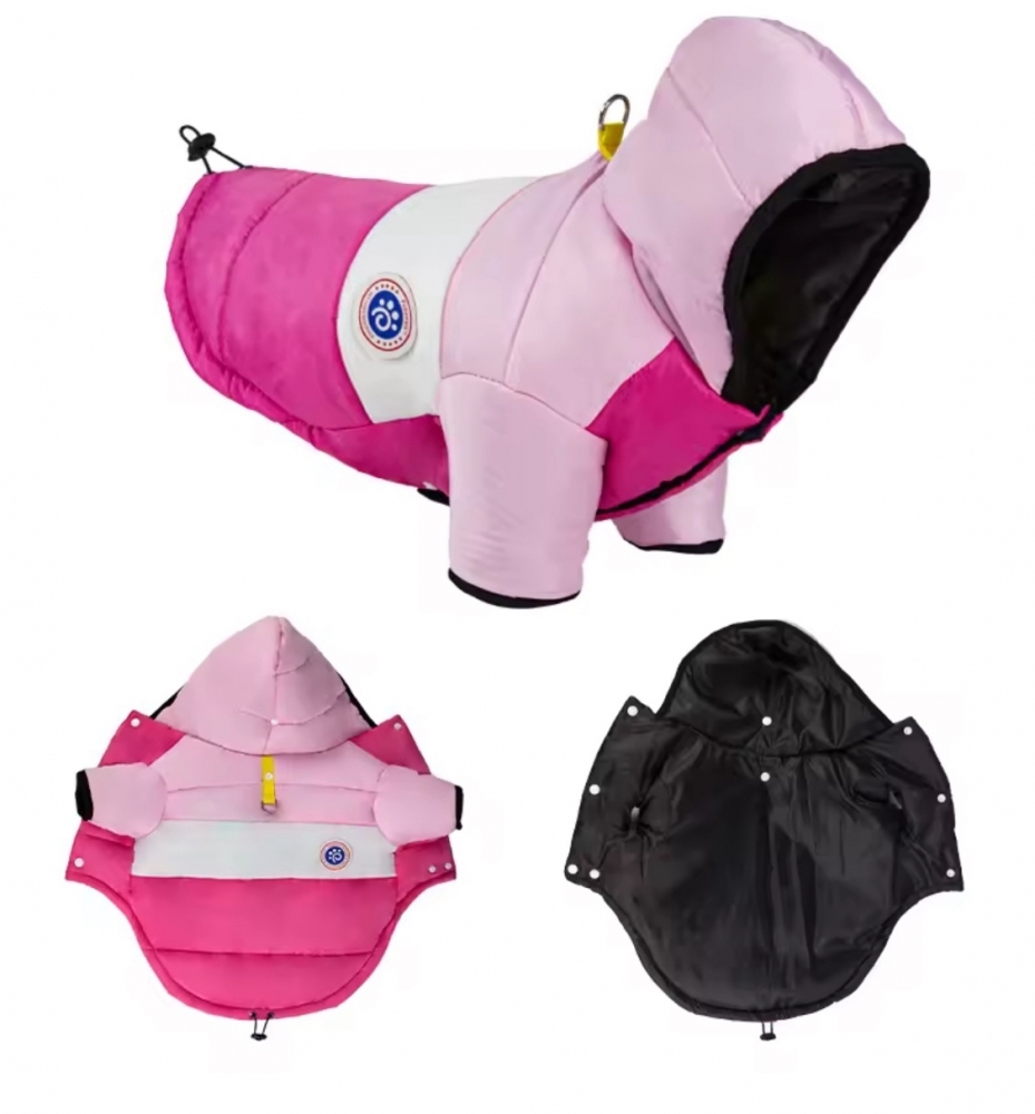 Куртка пуффер с капюшоном розовый  - Similar products