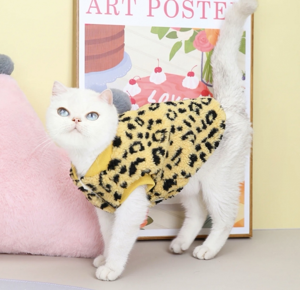 Жилет Good Luck Leopard бежевый  -  Собаки -    