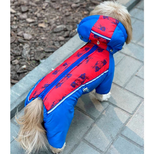 Комбінезон Дакар силікон (хлопчик)  -  Зимовий одяг для собак 