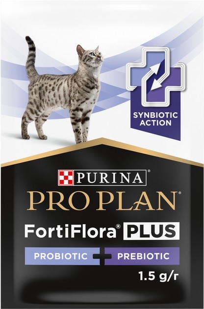 АКЦІЯ Pro Plan FortiFlora Plus пробіотик для котів та кошенят для підтримки нормальної мікрофлори кишечника 30 x 1.5 гр  - Similar products