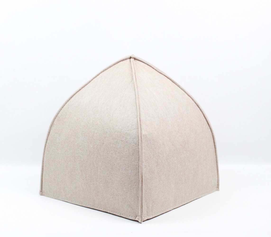 Палатка войлок бежевая, 45х45х48 см  -  Собаки - Fifa     