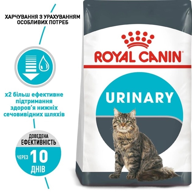 АКЦИЯ Royal Canin Urinary Care сухой корм для котов профилактика мочекаменной болезни 8+2 кг  -  Сухой корм для кошек -   Класс: Супер-Премиум  