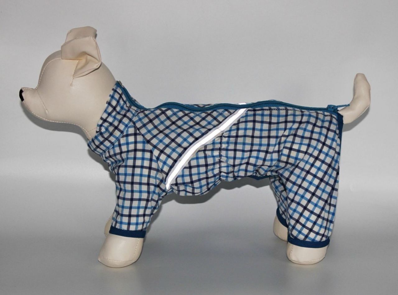 Пильник Барвінок штапель (хлопчик)  -  Одяг для собак -   Матеріал Штапель  