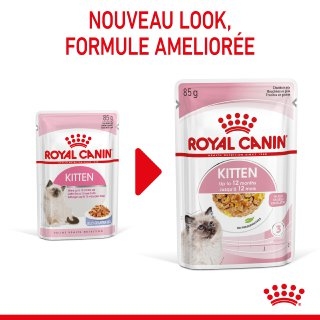 Royal Canin KITTEN Jelly (Роял Канін) вологий корм для кошенят шматочки в желе   -  Вологий корм для котів -   Вага консервів: До 500 г  