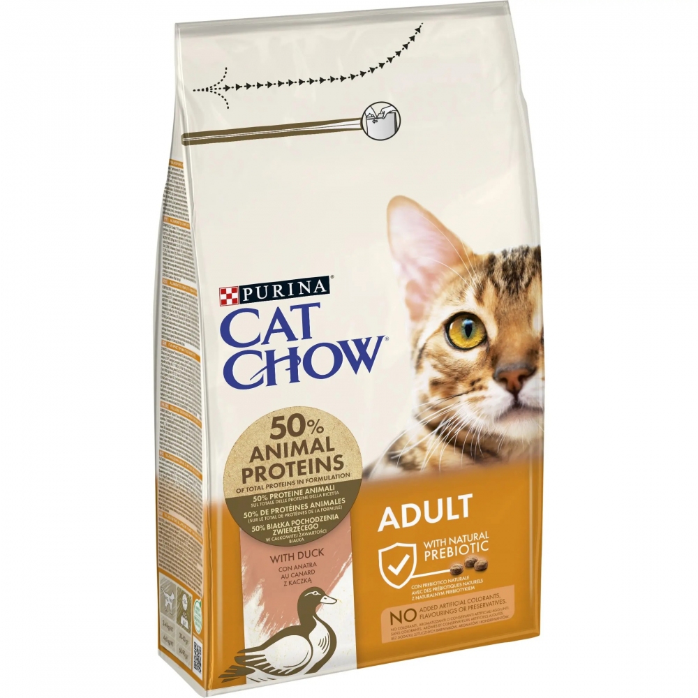 АКЦІЯ Cat Chow Adult сухий корм з качкою для дорослих кішок 1,5 кг  - Similar products