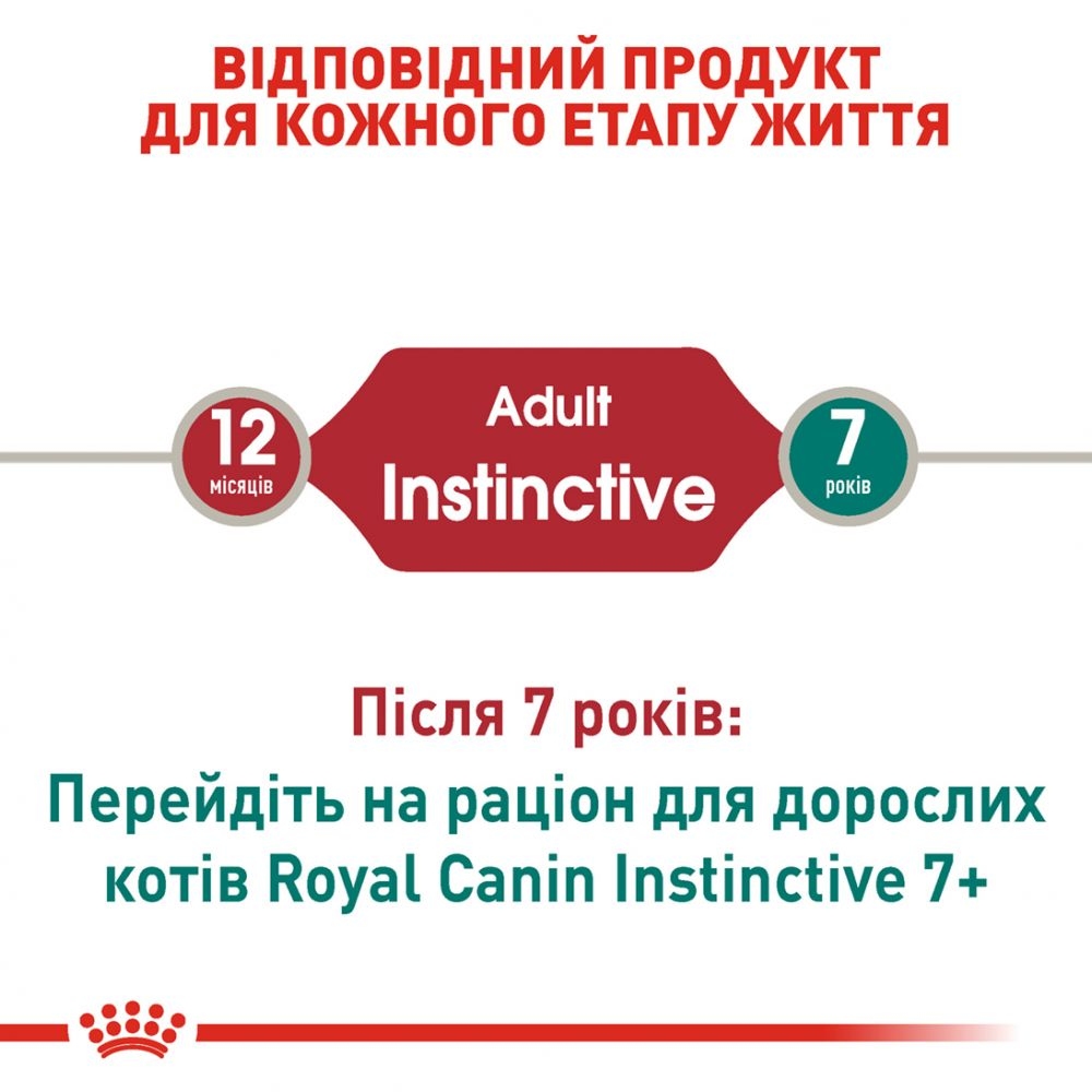 Royal Canin Instinctive консервований корм для котів старше 1 року (шматочки в желе)  -  Акції -    