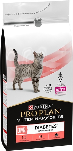 АКЦІЯ Pro Plan Veterinary Diets DM ST/OX сухий корм для регулювання надходження глюкози у кішок 1,5 кг  - Similar products